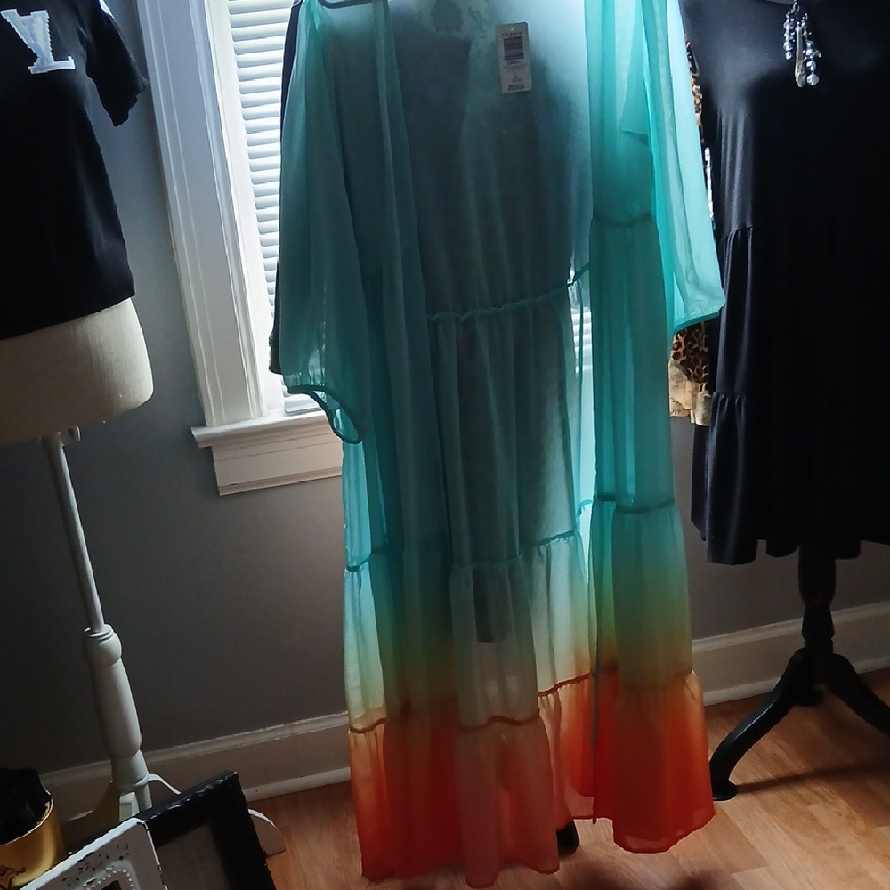 Colorful Ombre Maxi Dress